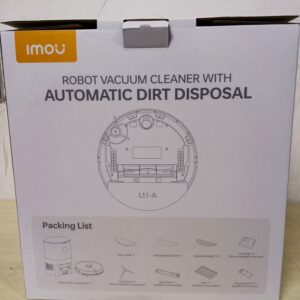 Robot hút bụi+lau nhà IMOU RV-L11-A, lực hút 2700Pa, tự đổ rác, bản Q.Tế, kèm đổi nguồn 110v