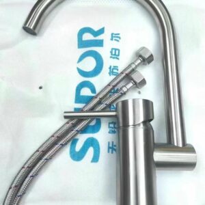 Vòi rửa bát xoay 360 độ hãng SUPOR 250607-02 có nóng lạnh , inox 304