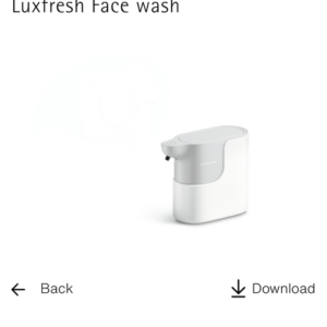 Máy tạo bọt rửa mặt hãng LUXFRESH, tặng kèm pin.
