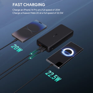 Sạc dự phòng Aukey 20.000mAh PB-N93 sạc nhanh 22.5W