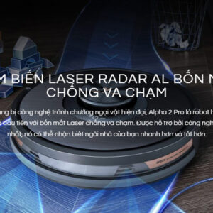 Robot Hút Bụi,Lau Nhà XIAOMI Viomi Alpha 2 Pro, tự đổ rác, bản quốc tế