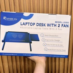 Bàn laptop di động RAINBEAN ( hàng Amazon ) , kèm bàn kê chuột , có thể gập gọn