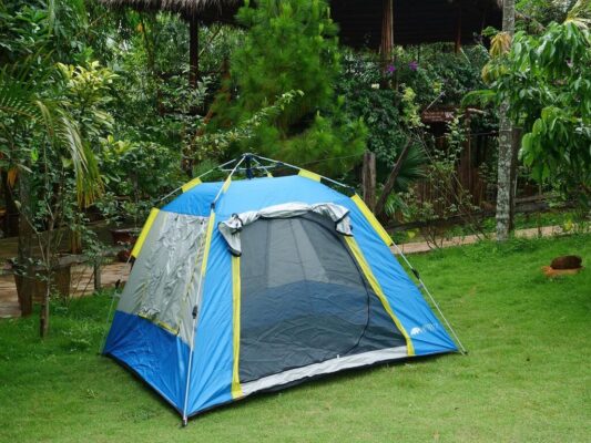 Lều Cắm trại Camping tự mở - chính hãng BESTYLE - khung sợi thuỷ tinh , lều 2 lớp