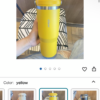 Ly / Cốc Giữ Nhiệt 900ml hãng Gopop ( hàng Amazon Mỹ ) - màu vàng